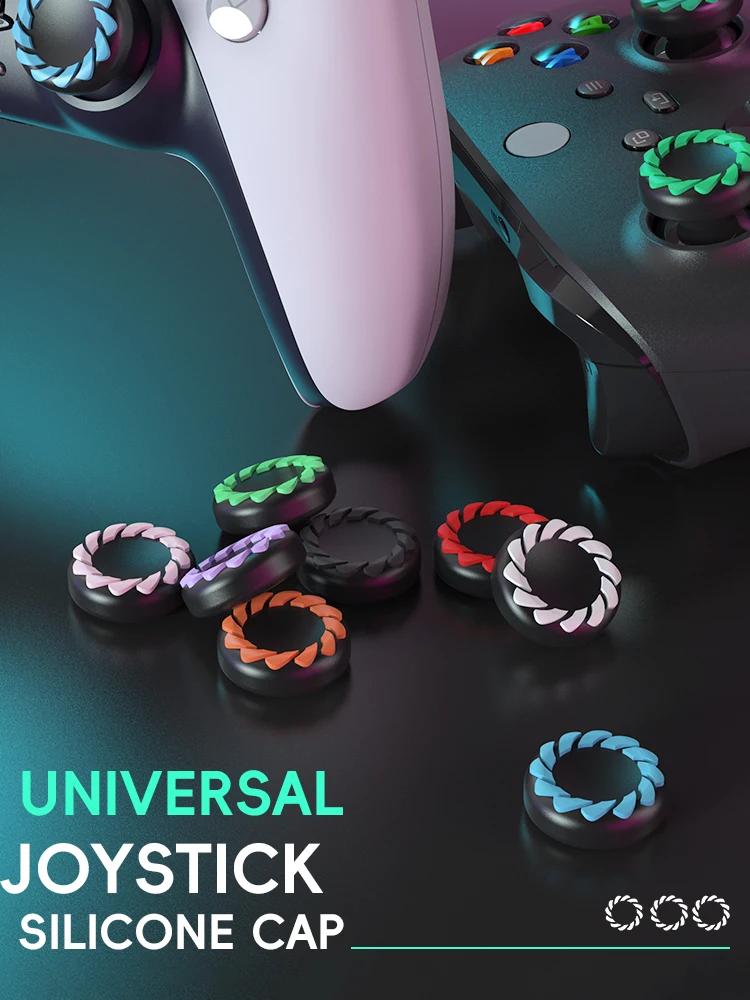 4PCS for Gamesir Gamepad Silicone Analog Joystick Thumbstick Thumb Stick Grip Caps for PS3 PS4 PS5 Xbox 360 Xbox One Controller