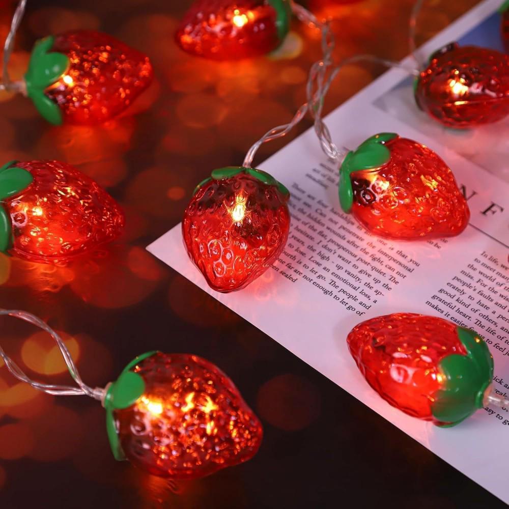 LED Strawberry Stall Decorative Light for Camping and Night Markets