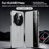 Оригинальный кожаный чехол-книжка для HUAWEI Mate 70 Pro RS Mate 60 Smart View с функцией пробуждения/сна и отображением ID звонящего