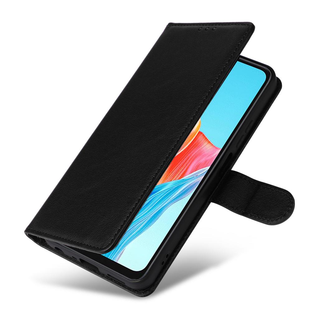 For Oppo A18 4G Mobile Phone Case PU Leather Stand Flip Phone Cover