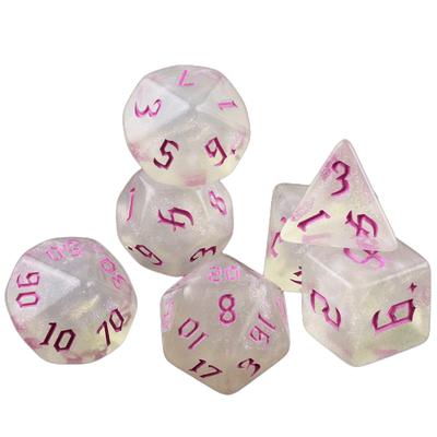 Набор акриловых многогранных игральных костей DND игральные кости D4-D20 настольные игральные кости