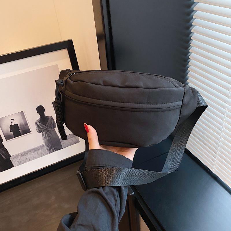 Нейлоновая повседневная сумка для женщин, новая модная сумка через плечо, мужская спортивная сумка на грудь, поясная сумка