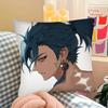 1pc Anime Figure Jiyan Pillow Case Fashion Square Pillowcase Bedroom Sofa Room Ins Decoration Leisure