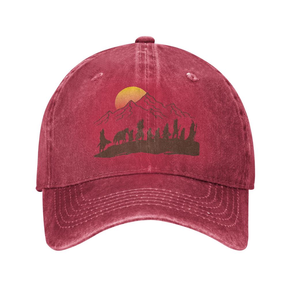 Washed Baseball Cap LLords Of The RRings   Summer Hip Hop Hats For Men Women The Fellowship Streetwear Running Baseball Caps