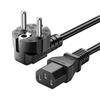 European Type C Three-Pin Power Cord for Computers and Rice Cookers