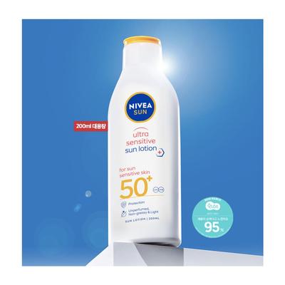 Солнцезащитный лосьон для ультрачувствительной кожи Sun Derma 200 мл