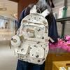 Школьный рюкзак Wenyi Fan Мультяшный принт Большая вместимость Рюкзак для ученика средней школы Новый Милый дорожный рюкзак