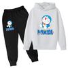 Kids Hoodie Trend Anime Funny Stars Pullover Sweater Boy Girl Toddler Clothing Coat+Trousers 2P 3-12 Years Casual Top Sports Set