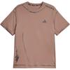 adidas SFTM Свободный крой Круглый вырез Логотип Короткий рукав Беговая футболка Унисекс Топы KQ7839