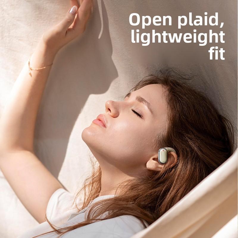 New X93 Bluetooth Headsets Ultra Long Life OWS Hanging Ear Digital Display No Latency Wireless Headsets