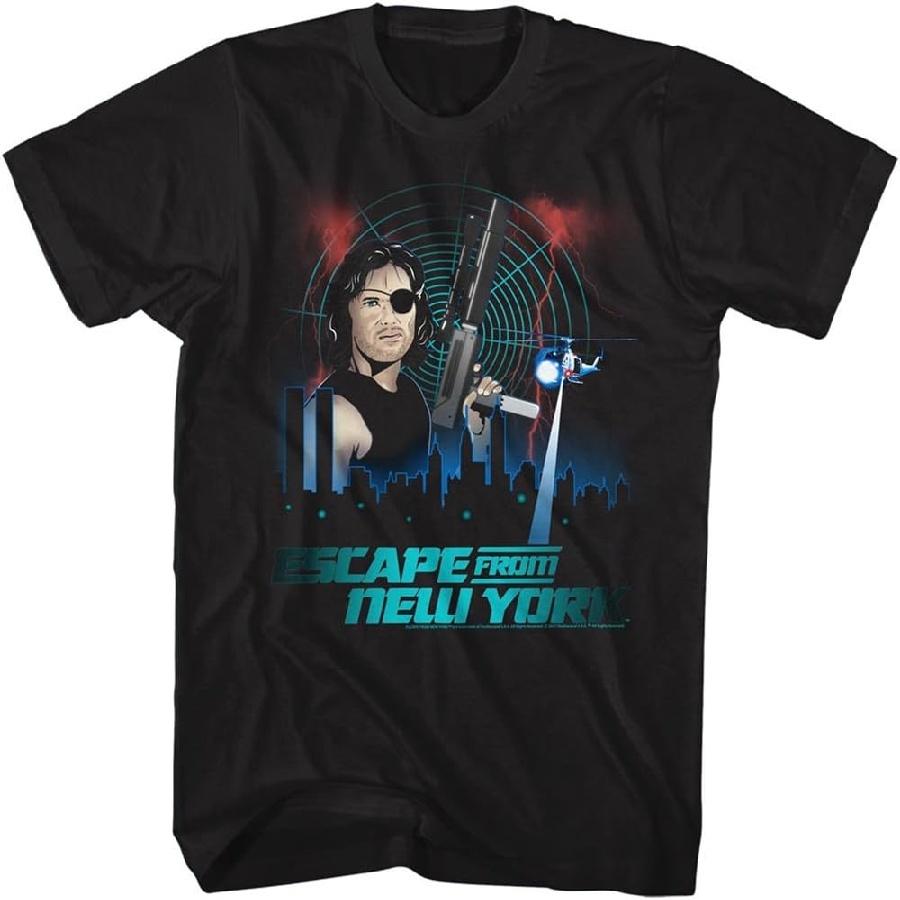 Escape from New York T-Shirt Snake Black Tee