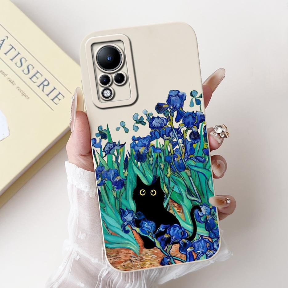 Чехол для Infinix Note 11 Note 12 X663 X663B Стильный Чехол для Телефона с Конфетной Расцветкой Чехлы Для Infinix Note 11 Pro Note11 S Мягкие Fundas