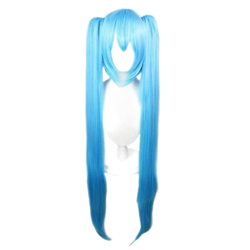 Hatsune Miku Blue Cosplay Wig Project Sekai Colorful Hatsune Miku Wig Costume Disguise Wig Heat Resistant Wig Anime Wig Daily Shooting Halloween