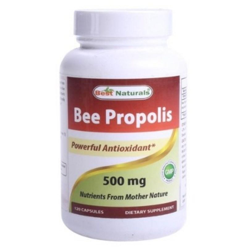 Капсулы Best Naturals Пчелиный прополис 500 мг, 120 таблеток, 1 шт.