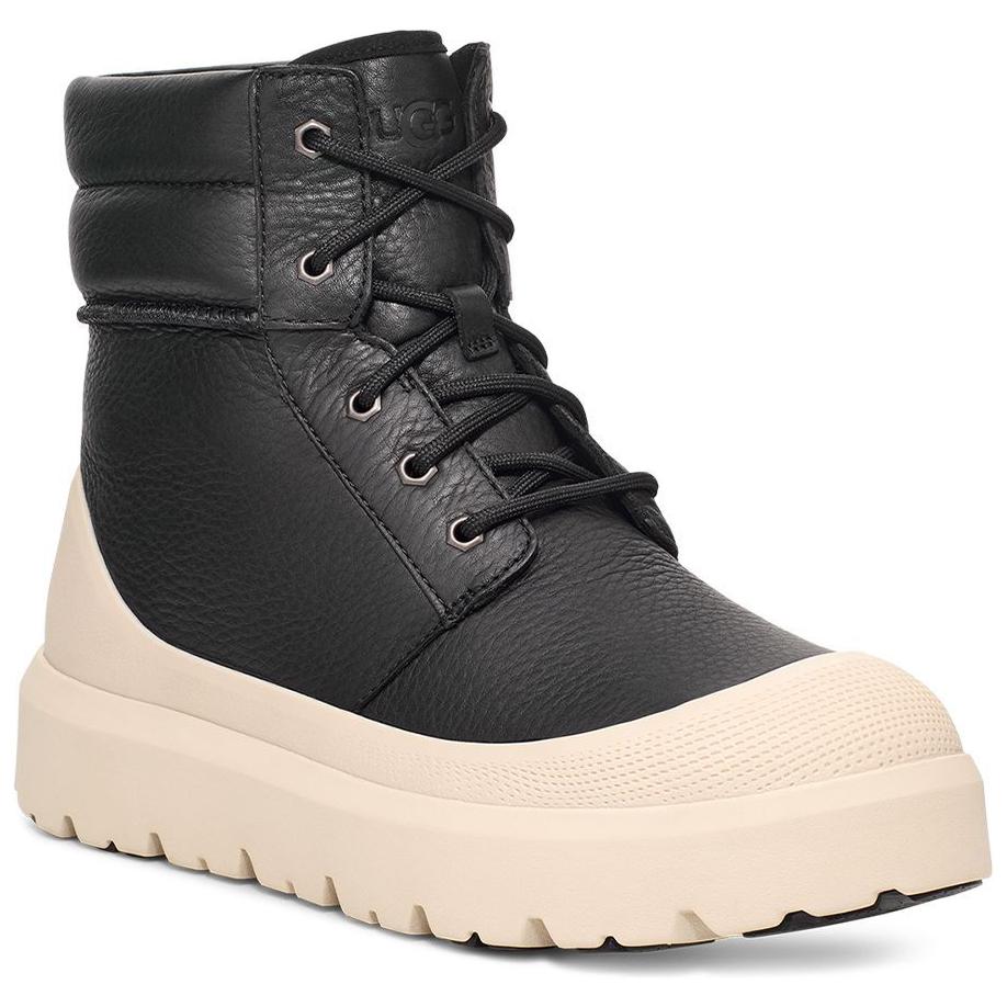 UGG Круглый носок плоские универсальные удобные короткие зимние ботинки мужские ботинки черные березовые 1158208-BCKBR