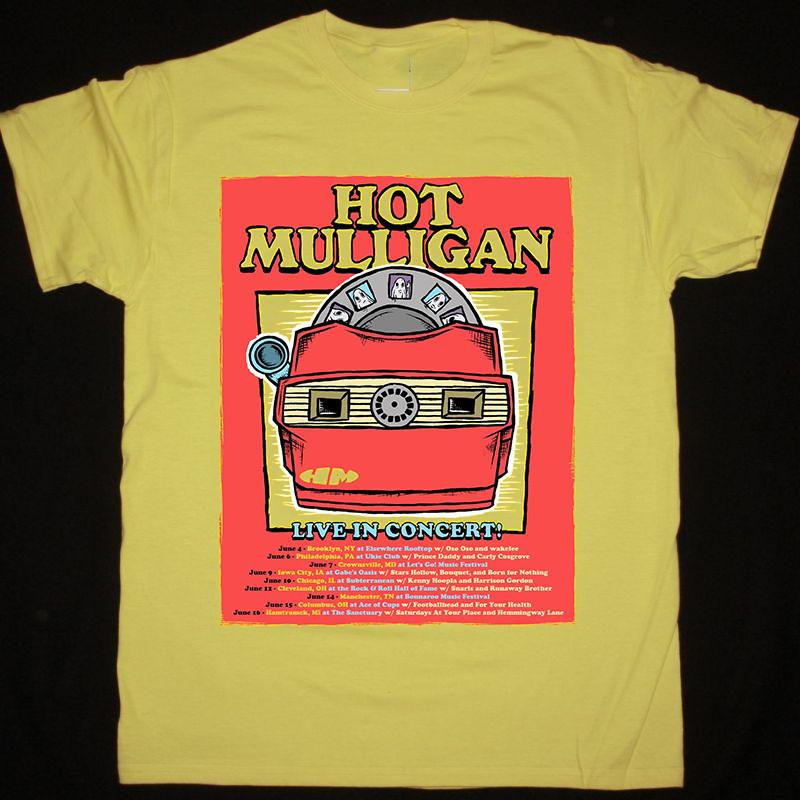 Hot Mulligan Band Live In Concert Tour Dates T Shirt Full Size S-5XL SS869