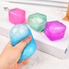 4 шт., кубик стресса, игрушка-непоседа, медленный отскок, TPR, облегчение тревоги, прозрачный пакет со льдом, сжимаемый мяч, сенсорная игрушка для детей, подростков, подарок для взрослых