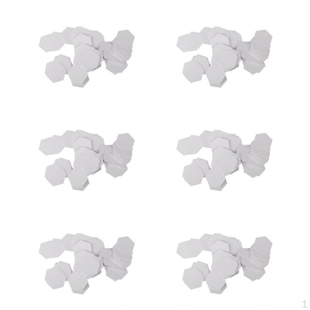 600 Pieces Hexagon Paper Piecing Quilting Templates Craft