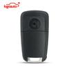 kigoauto Remote Key Case Shell 5 Button Flip Key Fob Replacement Case for Buick LaCrosse GL8 Chevrolet Volt 2010-2015