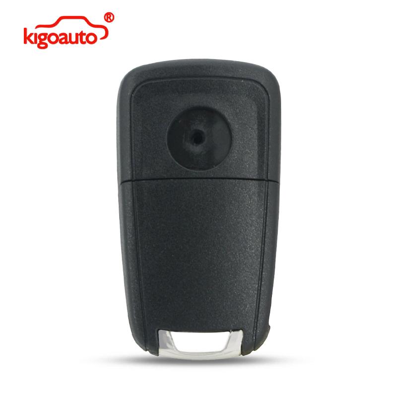 kigoauto Remote Key Case Shell 5 Button Flip Key Fob Replacement Case for Buick LaCrosse GL8 Chevrolet Volt 2010-2015