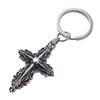 Artemis Classic Large Layered Cross Key Ring for Men and Brand Stainless Steel Key Accessory (ACK0047) - Men's Women's Jewelry, Keychain, Ring,