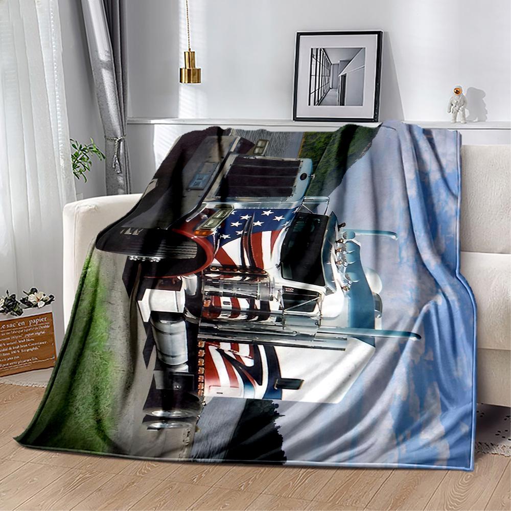 Kw Heavy Trucks Blanket Durable Comfort Great For Bed Livingroom Couch For All Occasions Modern Gifts For Family Or Friends