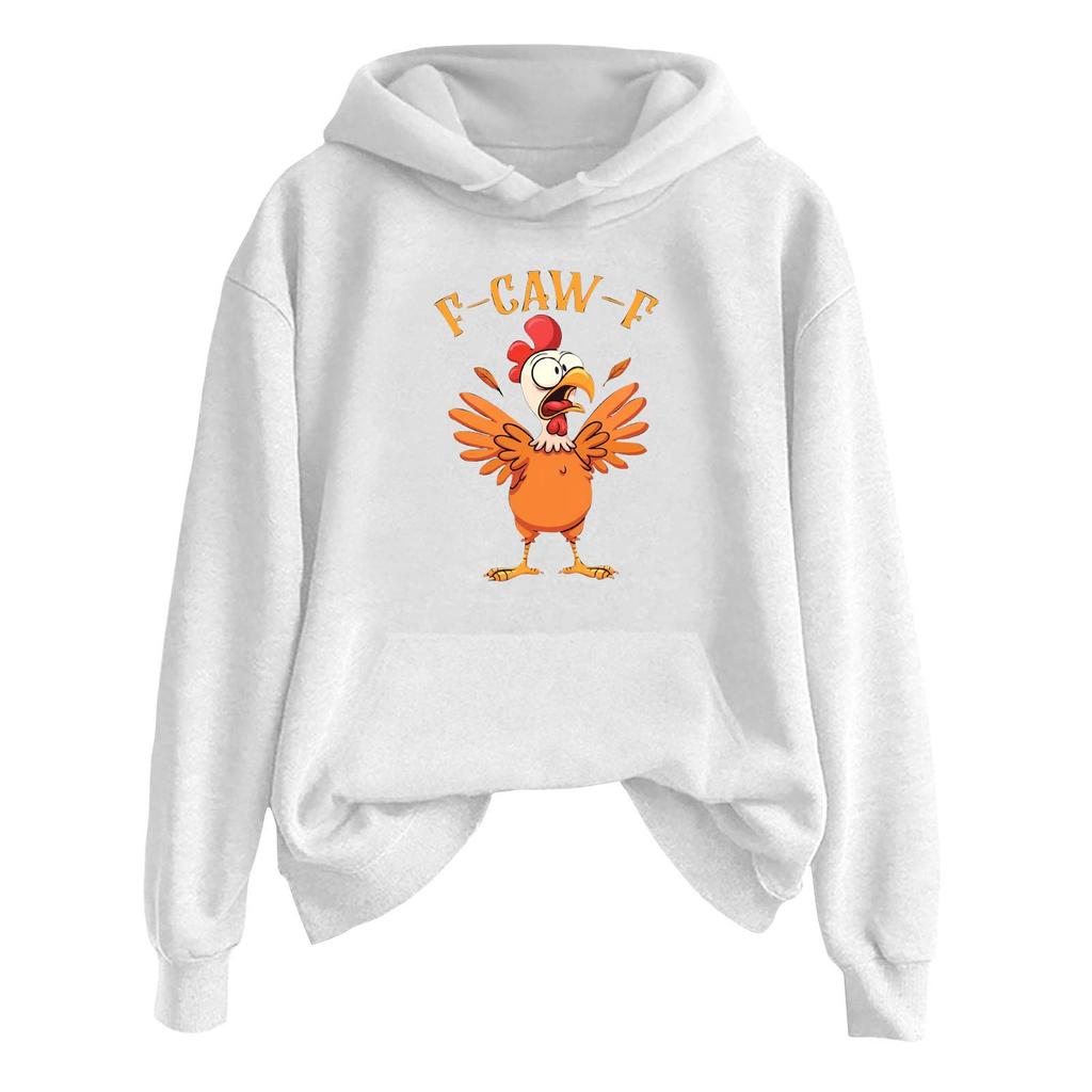 Женская модная повседневная толстовка с длинным рукавом, капюшоном и принтом