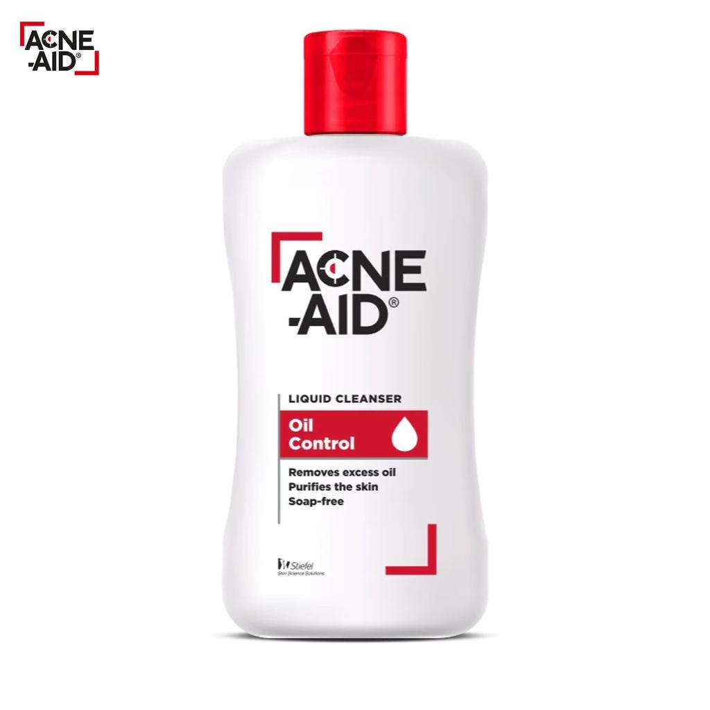 ACNE-AID Жидкое очищающее средство, Контроль жирности, Удаляет излишки жира, Очищает кожу, Не содержит мыла, 100 мл. - Тайский уход за кожей