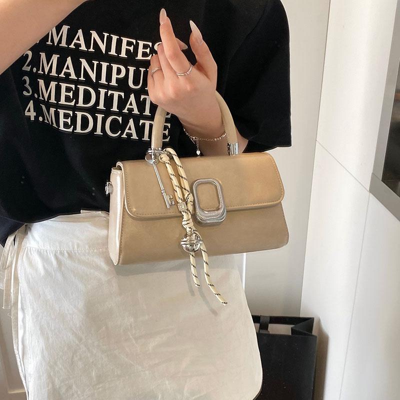 Высококачественная нишевая дизайнерская сумка женская 2025 новая весна-лето универсальная модная сумка через плечо мессенджер портативная маленькая квадратная сумка