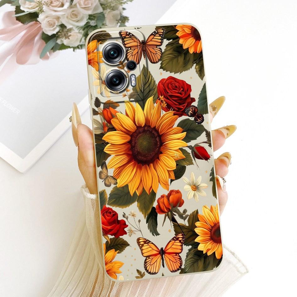 Для Xiaomi Redmi Note 11T Pro 5G Чехол Note 11T Pro+ K50i Крышка Роскошный Расписной Мягкий Силиконовый Чехол для Телефона Для Xiaomi Poco X4 GT Capa