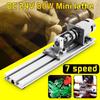 80 Вт Мини Токарный Станок Машина для Изготовления Бусин Деревообработка DIY Токарный Станок Гравер Набор Шлифовальный Полировальный Режущий Сверлильный Роторный + Блок Питания 24 В