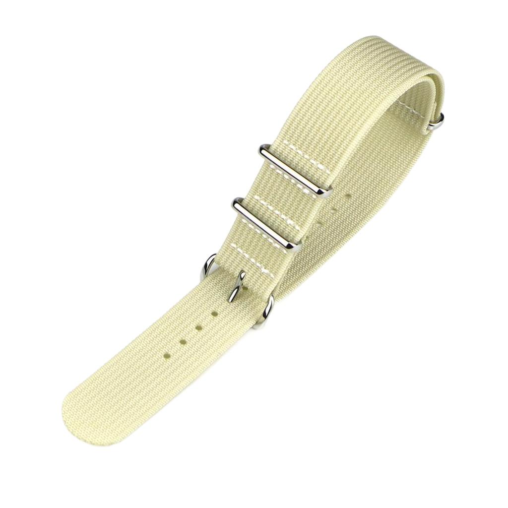 Ремешок для часов Ребристый ремешок 20 мм 22 мм Прочные нейлоновые ремни