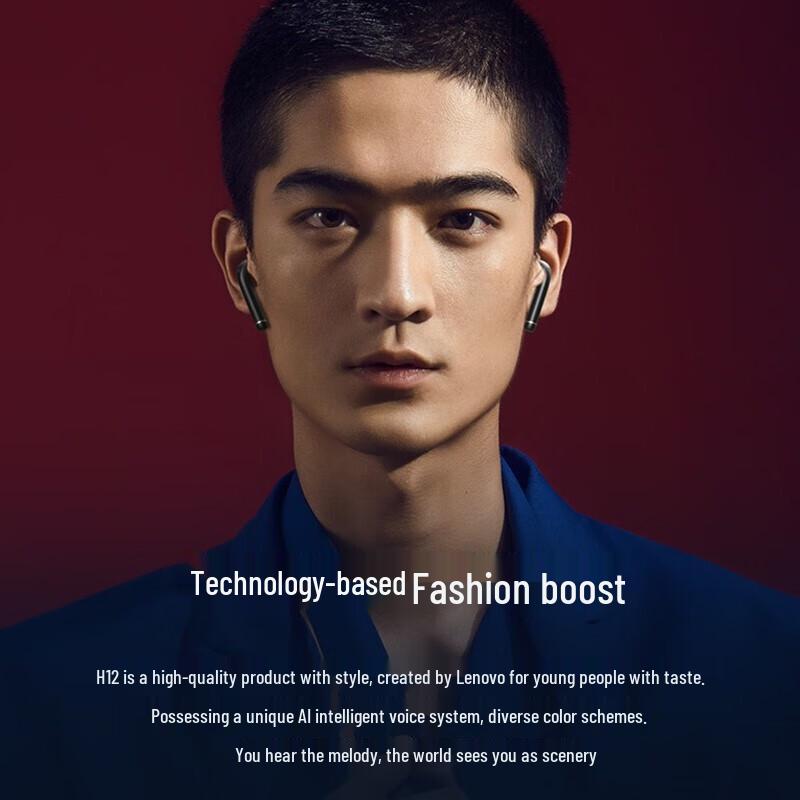 Lenovo H12 Полностью беспроводные AI-смарт-наушники Bluetooth