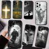 Чехол для телефона «Сын Божий Иисус Крест Святой Свет» для iPhone 17, 16, 15, 14, 13, 12, 11 Plus, Pro, магнитный с Magsafe, беспроводная зарядка