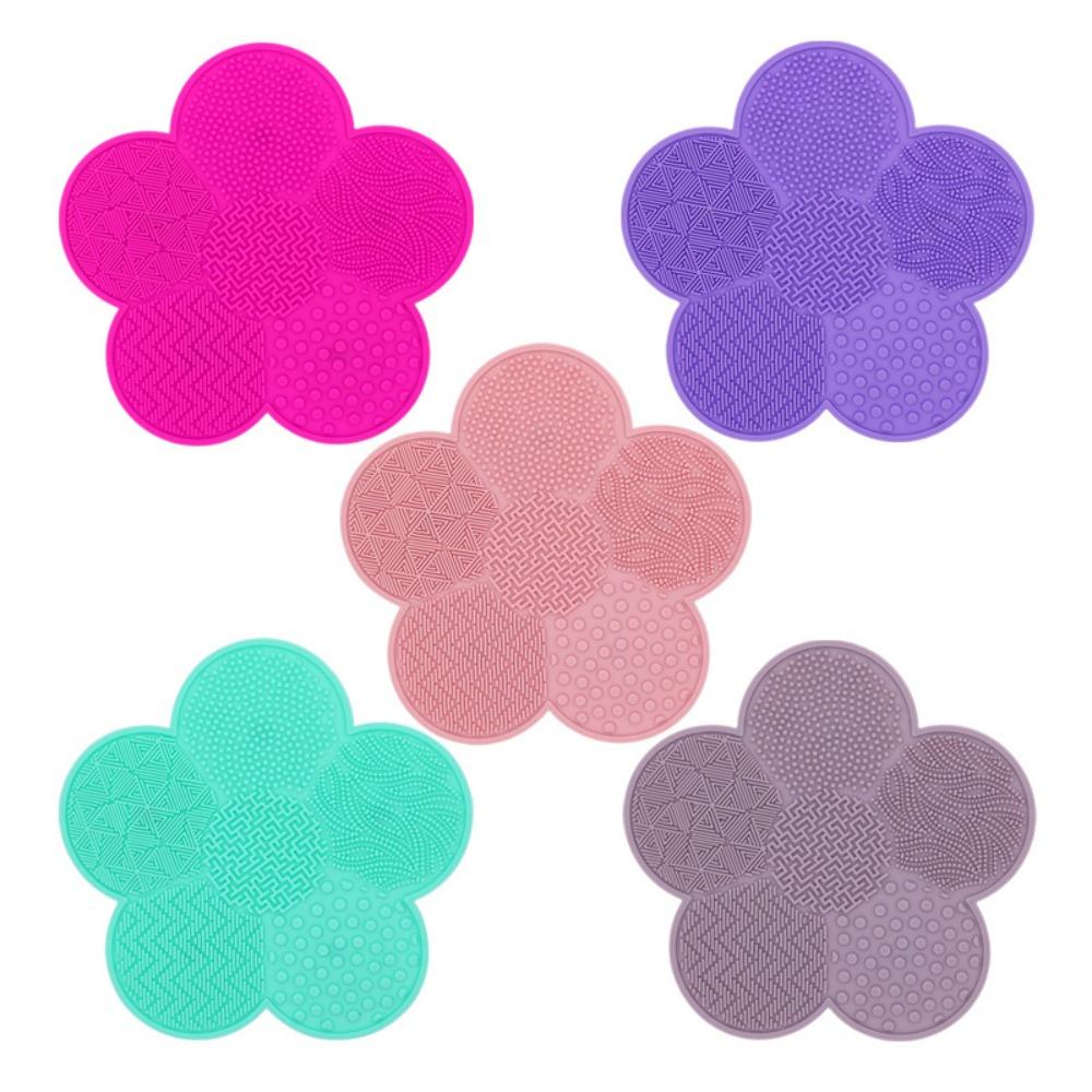 Scrubbing Pad Silicone Brush Cleaner Multifunctional Cleaning Mat Cleaner Pad Make Up