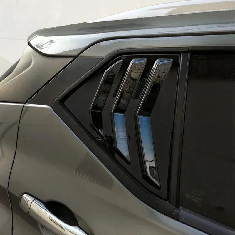 Для Nissan Kicks 2017 2018 - Пластик ABS Заднее окно Четверть Жалюзи Накладка Боковой Вентиляционный Отвод Автомобильные Клейкие Аксессуары