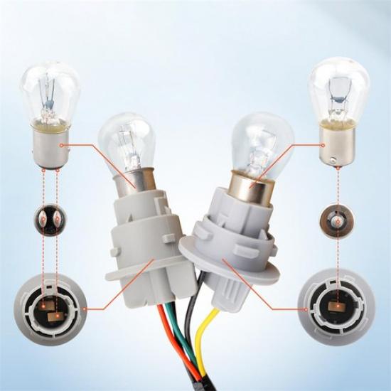 Rear Tail Light Bulb Socket+Wire Harness Kit For Kia Optima 2014-15 #92451-4C500