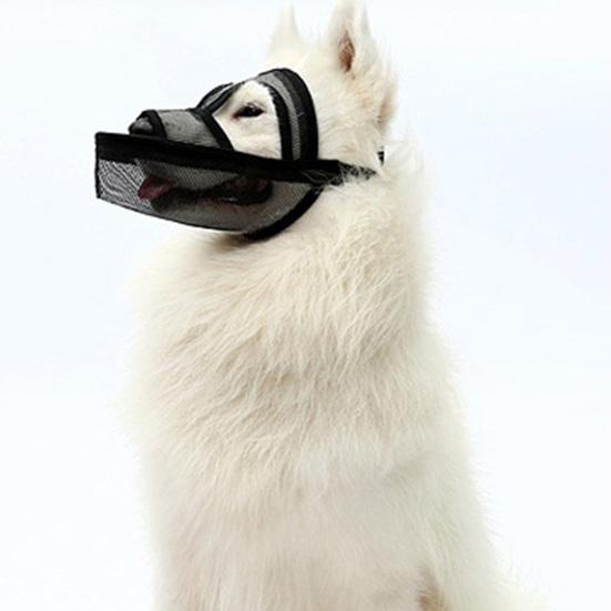 Breathable Mesh Dog Muzzle Anti Bark Pet Mouth Cover Prevent Biting Chewing Dog Training Muzzle for Walking Grooming