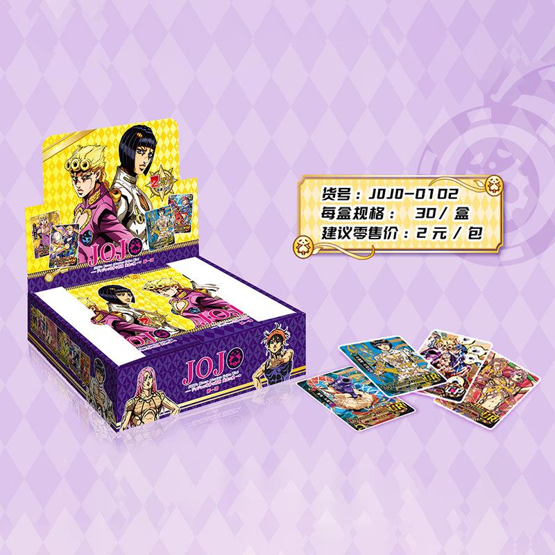 Kabao JOJO Карточная игра Приключение Персонаж JoJo Странные приключения Куджо Джотаро Какиоин Коллекционная карта Мультфильм Детская игрушка Настольные игры