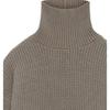 Fear of God Essentials Heavy Waffle Turtleneck Heather Grey Men Tops 192HO246191F