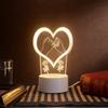 Creative Led Night Light Usb Plug Night Light Monochrome Bedside 3d Night Light