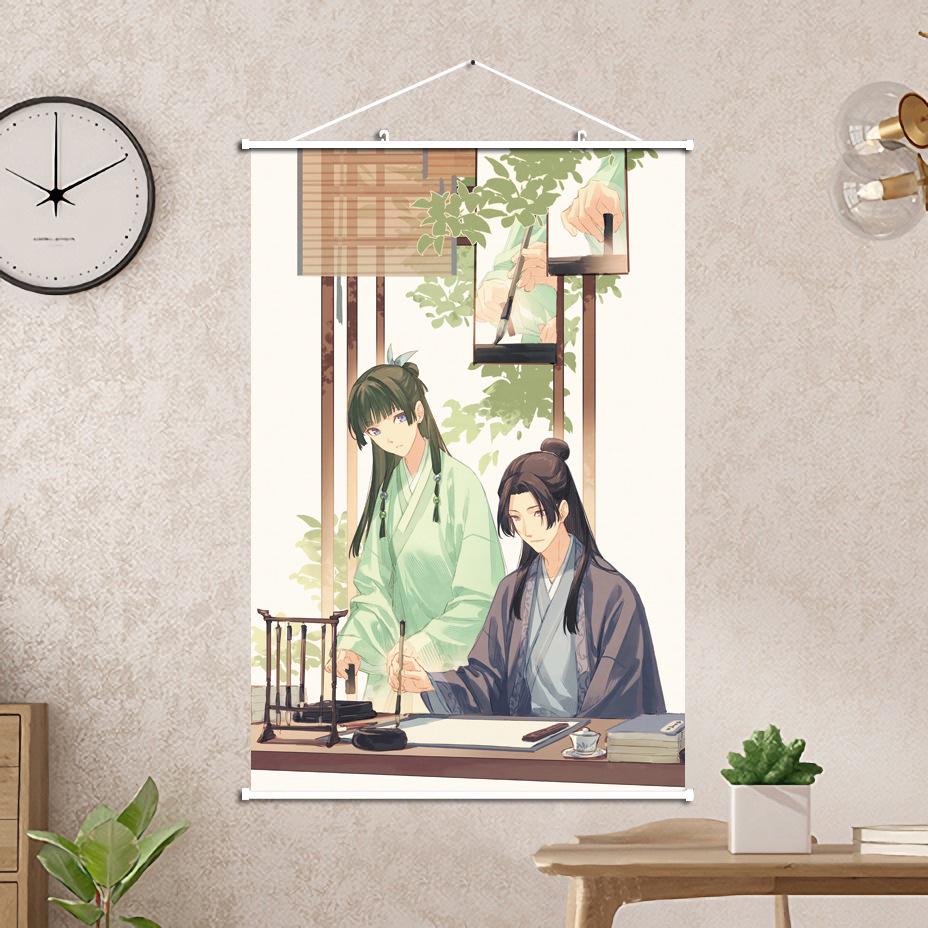 Anime The Apothecary Diaries Hanging Scroll Decorative Painting 60x90cm