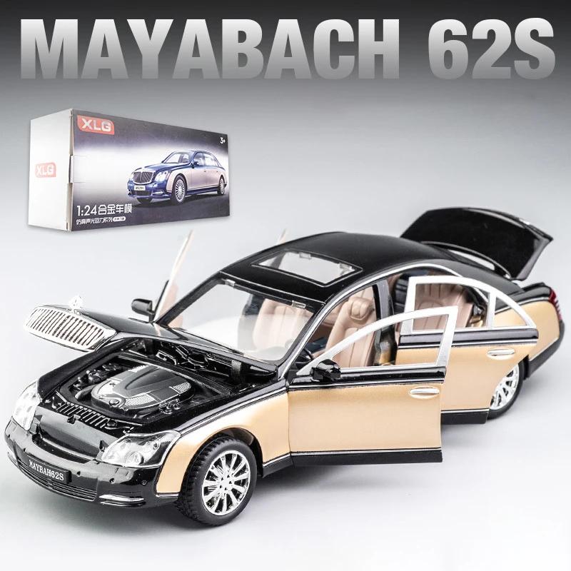 1:24 Maybach 62s S650 Сплавная Модель Автомобиля Литые и Игрушечные Транспортные Средства Игрушечная Машина Металлическая Коллекция Игрушка Детские Игрушки для Детей Детские Подарки