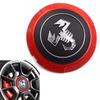 4 шт. Колпачки ступицы колеса Scorpion для Abarth 133 мм с логотипом Scorpion, значок-эмблема Fiat500 Punto