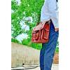 Vintage Leather Messenger Backpack Crossbody Shoulder Laptop Briefcase Unisex