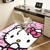 1 шт. Sanrio Hello Kitty Ковер для офиса с принтом русалки Прямоугольный коврик под стол, Идеальный декор для гостиной, спальни, кухни, Нескользящий пол