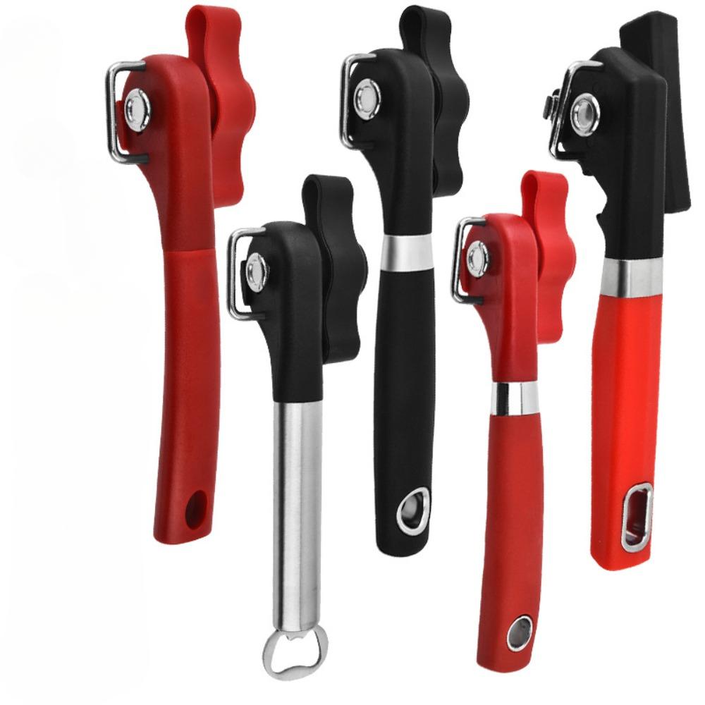 Кухонный консервный нож из нержавеющей стали, профессиональные гаджеты, ручной консервный нож с боковым вырезом, ручной консервный нож для кемпинга