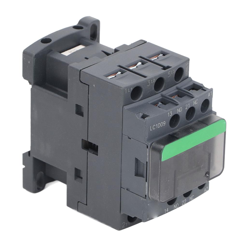 Low Voltage AC Contactor 1 Normally Open 1 Normally Closed LC1D09 Electronic Contactor 9A 380V Rated
