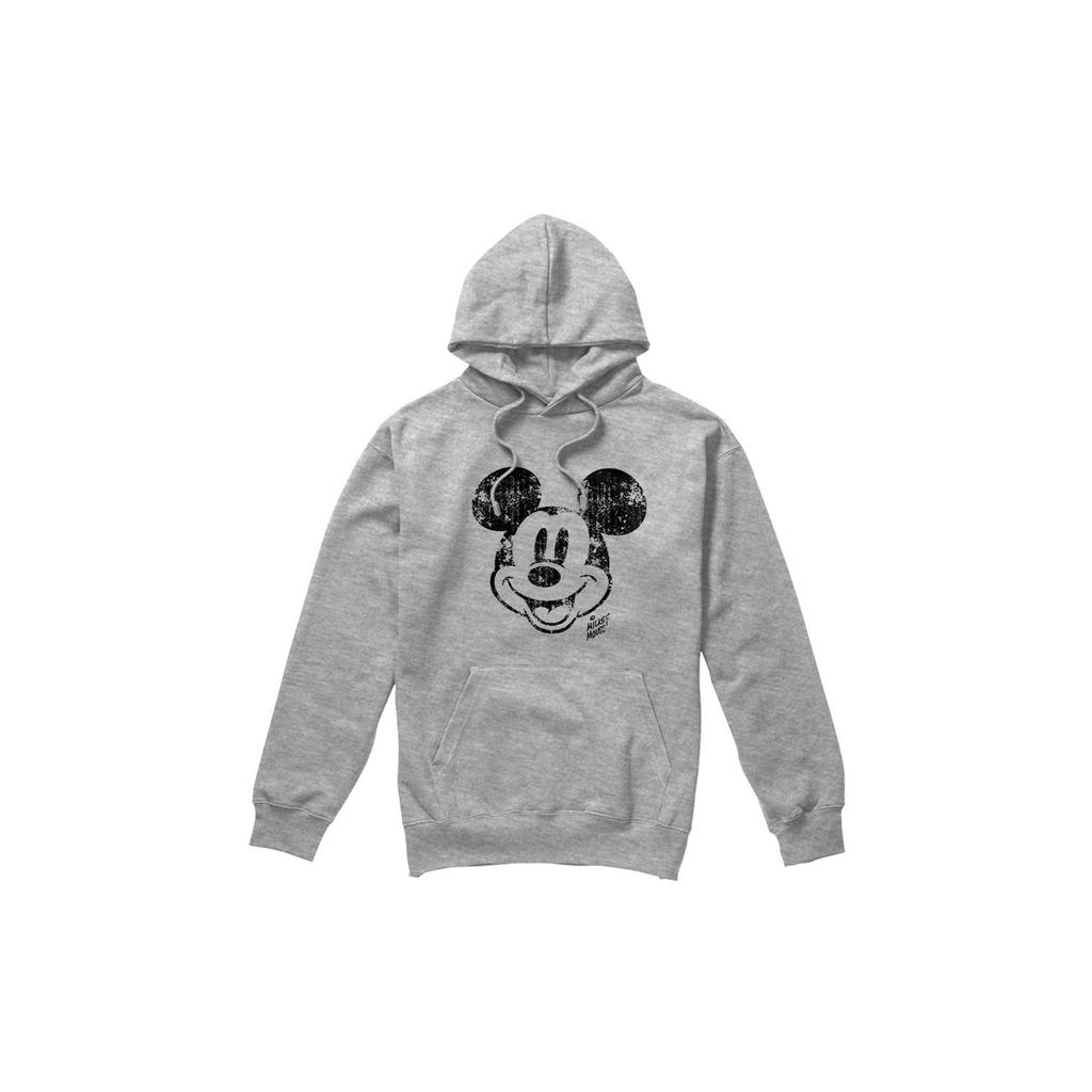 Disney Мужская толстовка с капюшоном с изображением лица Микки Мауса