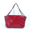 CHANEL CC Mark Lipstick Double Chain Crossbody Flap Bag Shoulder Bag Red/pink